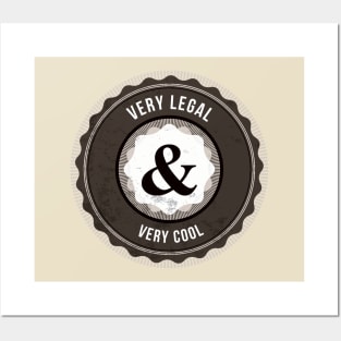 Very Legal & Very Cool - Logo 2 Posters and Art